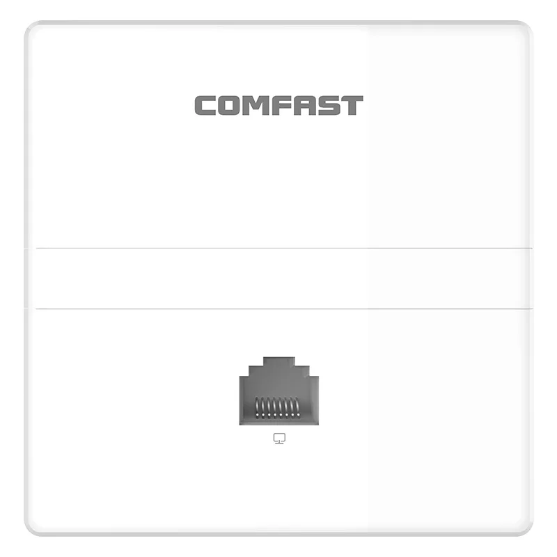COMFAST Mini Indoor hotel WiFi AP RJ45 POE Gigabit Wan/lan Port 1200mbps Openwrt In Wall Panel Wifi Ap Access Point Inwall AP