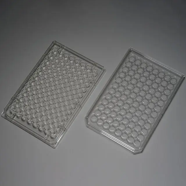 Transparent 96 Well Cell Plate Lab Supplies Disposable Plastic Sterile Microplate Cell Culture Plate