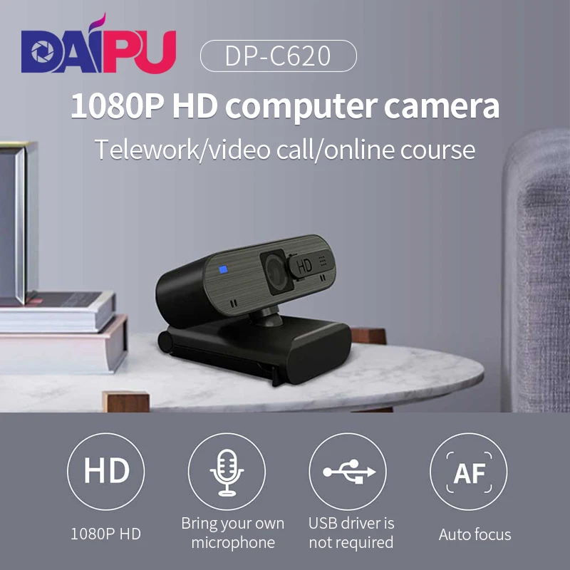 Новое поступление 1080P Веб-камера ПК компьютер ноутбук внутренняя Интернет-камера Макс фокус USB Компьютерная