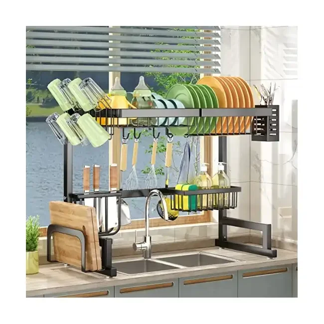 Perfect Dish Drying Rack Stainless Steel Dish Storage Rack For Kitchen