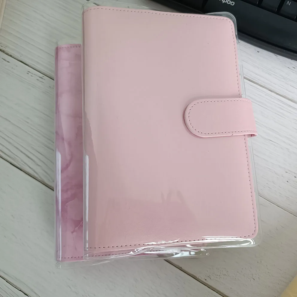New Waterproof Anti-dirty Transparent Clear Handbook Protective Cover Jelly PVC Planner Notebook Budget Book Cover