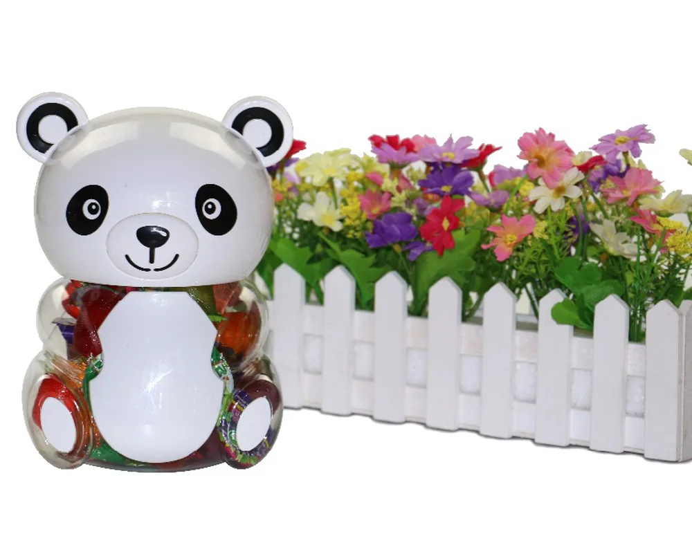 85g PCS Halal snacks mini jelly sweets in lovely panda jar