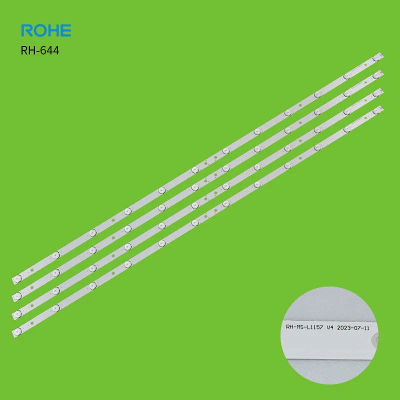 ROHE RH-644 MS-L1157 12LED 1075 мм 6 В 4 шт. алюминиевая светодиодная подсветка для телевизора 55 дюймов AKTV5534 SNKLE55