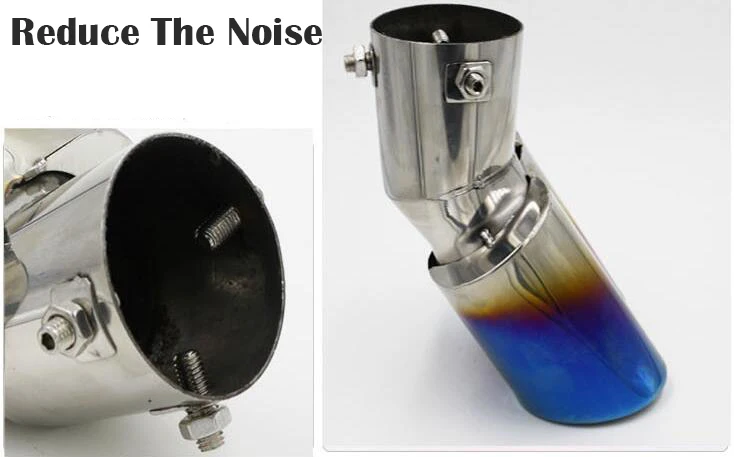 Car Exhaust Pipe Bender Stainless Steel Exhaust Pipe Silence Muffler Tip