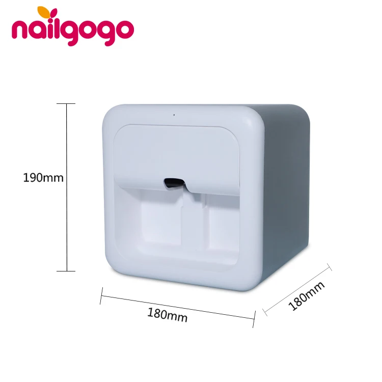 Nailgogo mini printer 3 d nail art machine 3d finger printer intelligent printer
