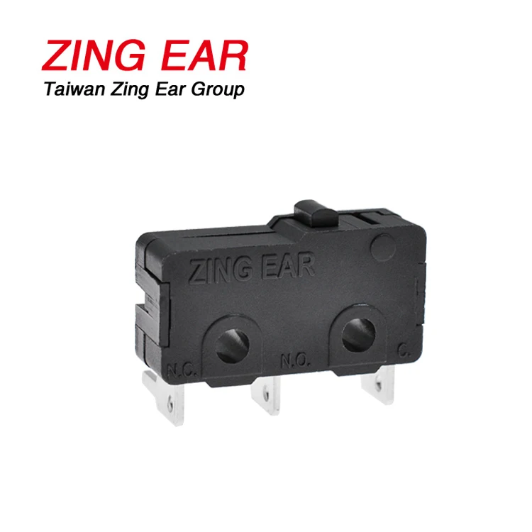 KW10 Momentary Limit Switch 5A T125 118HP Bent PCB Terminals Micro Switch