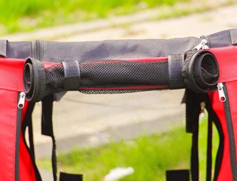 
Heavy Duty Foldable Utility Pet Stroller Dog Carriers Bicycle Trailer for Bike 