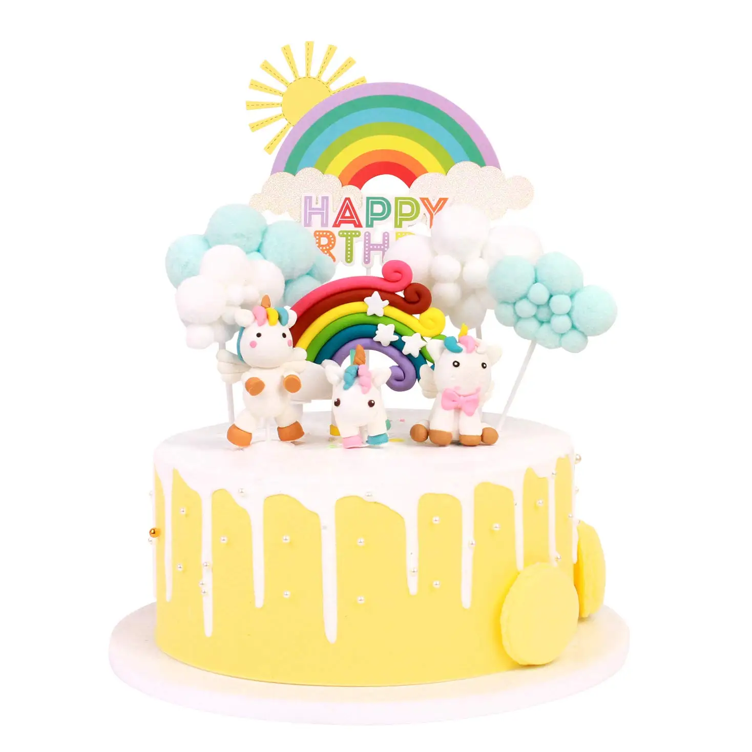 
Cloud Cake Topper Cupcake Picks Wedding Birthday Cake Decorations Party Favor Dessert Cupcake Topper Cake Picks Party Decoration 