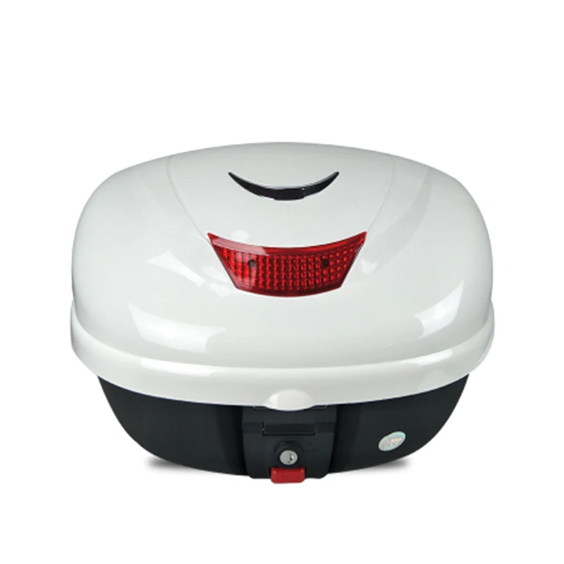 Заводская поставка из Китая, белый багажник для скутера, мотоцикла, грузового автомобиля, багажник для доставки, гламурный велосипед