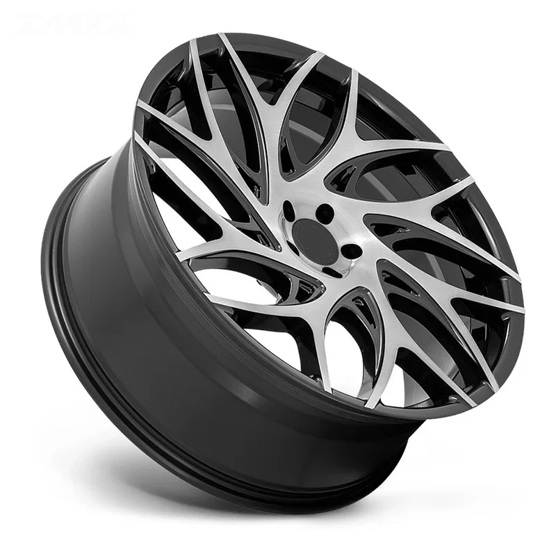 Forged Wheels 17 18 19 20 21 22 23 24 Inch Black Brushed Polished Concave Spokes Alloy Wheel Suitable For Passenger Car Wheels