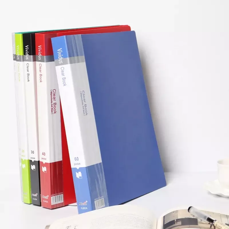 Высококачественный прозрачный пластиковый лист A4 с логотипом на заказ, протектор PP, презентационный файл для документов