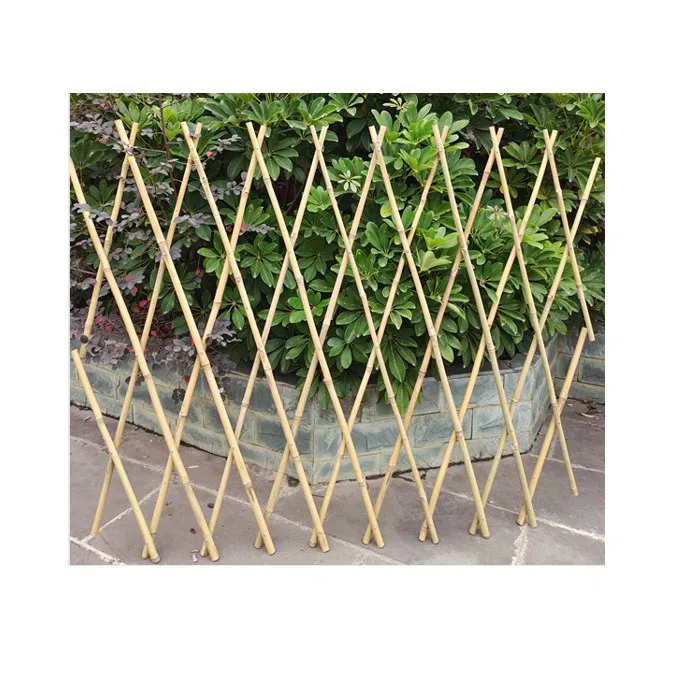 Bamboo Trellis, Expandable Plant Support, Bamboo Lattices Fences for Climbing Plants Vine Ivy Ros extensible bambou treillis