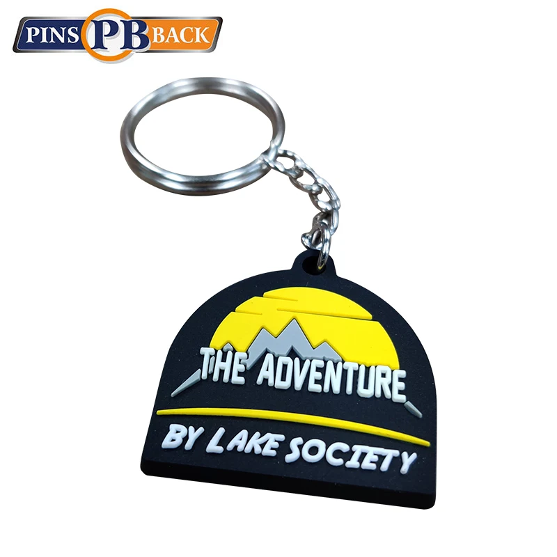 Low Price Personalized Pvc 3D Silicone Plastic Keychains 2D Rubber Keychain