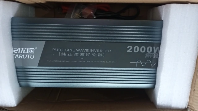  2kw 24vdc 48vdc 110vac 220vac питания Преобразователь частоты постоянного тока в переменный ток 2000w солнечный инвертор немодулированного синусоидального