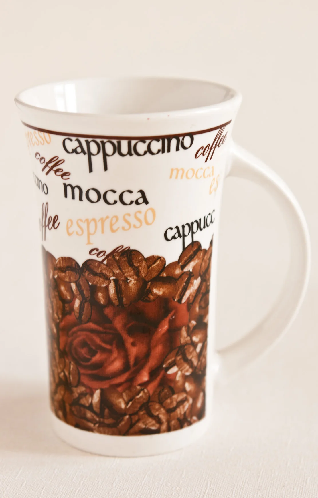 16oz cobalt color tall Latte ceramic coffee cup mug