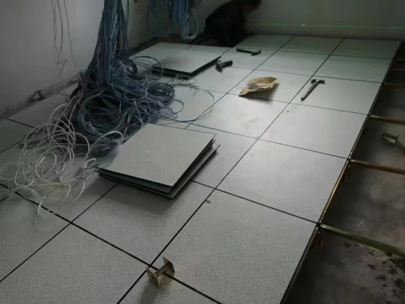 All steel anti-static floor PVC machine room anti-static overhead raised floor