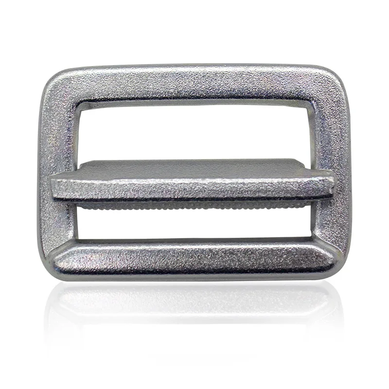 Safety 19mm Width Metal Steel Buckle For Bag customized logo alloy steel 45mm Slider buckle with 18KN for parachute harness