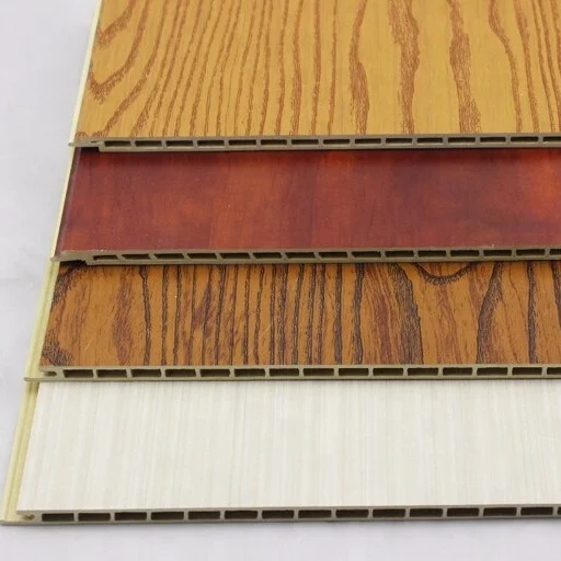 2021 new decoration material wpc pvc plastic wall cladding hotel