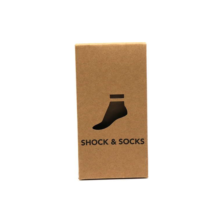 Коричневые универсальные коробки из крафт-бумаги для хранения носков