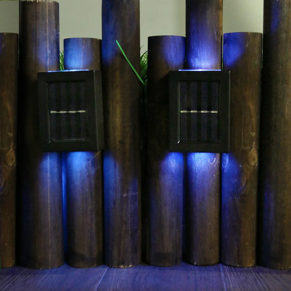 Wholesale Solar Night Light Waterproof Led Up and Down Luminous Outdoor Decorative Garden Wall Light