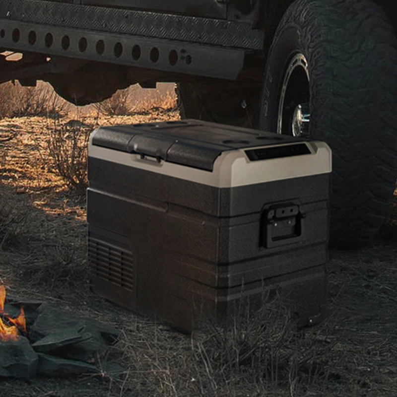 TW45 small 45L solar power electronic cacmping car fridge 12V dc compressor camping 4x4 campervan trailer portable refrigerator