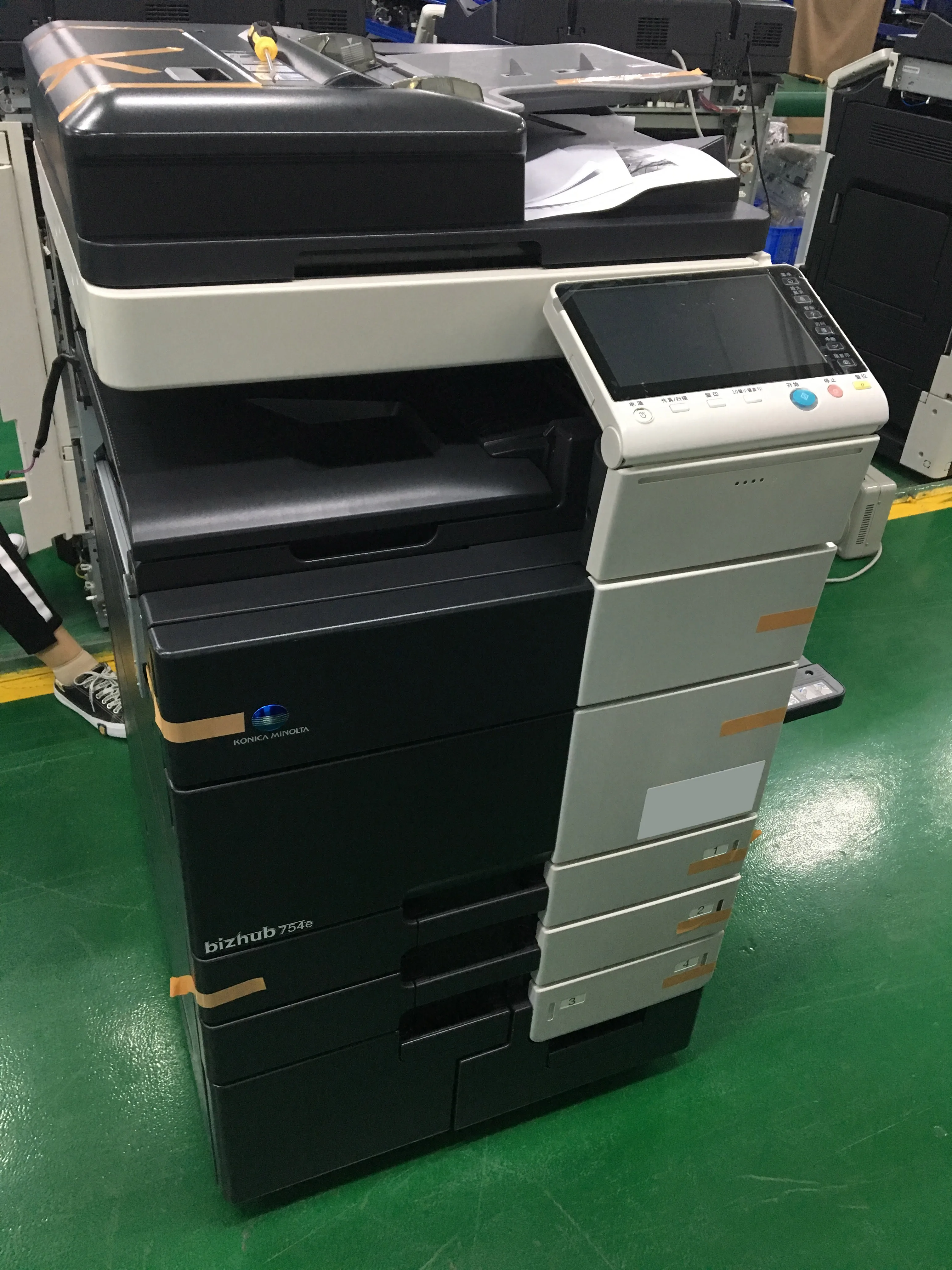 Восстановленный bizhub C754 C654 C754e BH754 использованный принтер Konica Minolta фотокопировальная машина цена