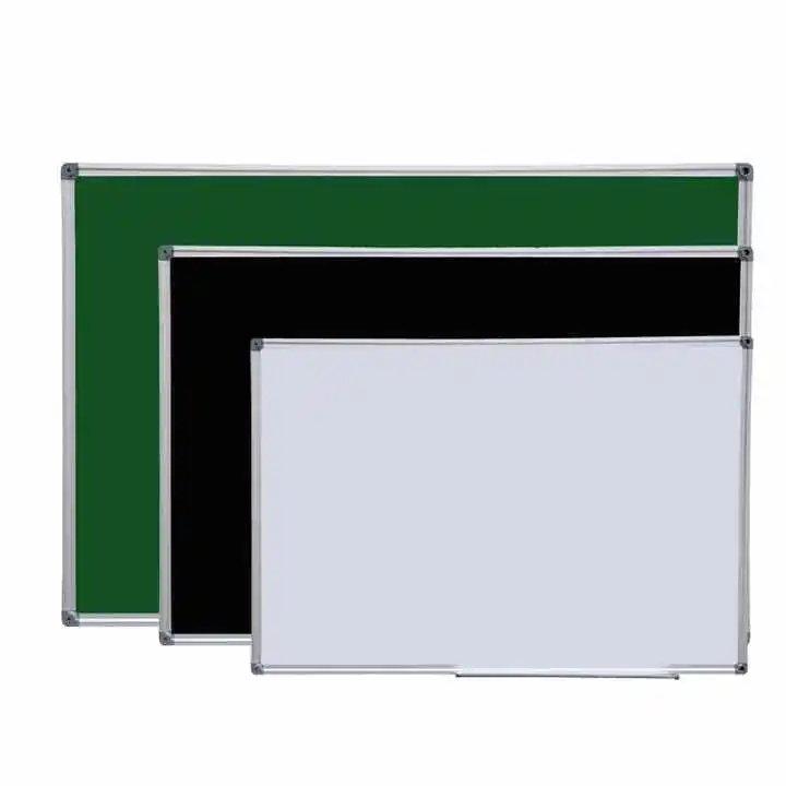 Factory aluminum frame message black board wall mounted writing chalkboard for school office