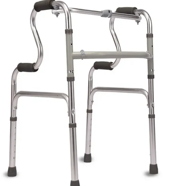 Walker Folding Assistant Standing Disabled Aids Aluminum Walking Assist Device
