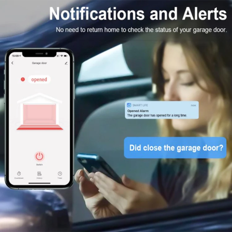 Беспроводной пульт дистанционного управления smart life открывалка для гаражных ворот настенный
