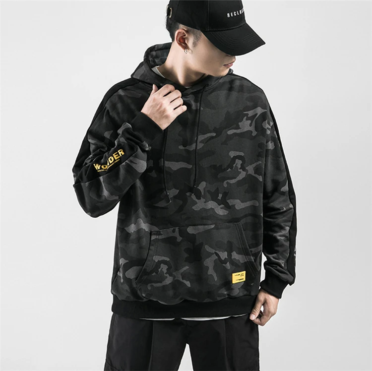 2024  High quality custom plain fitted camouflage hoodies men sports hoddies for menHoodies can be customized