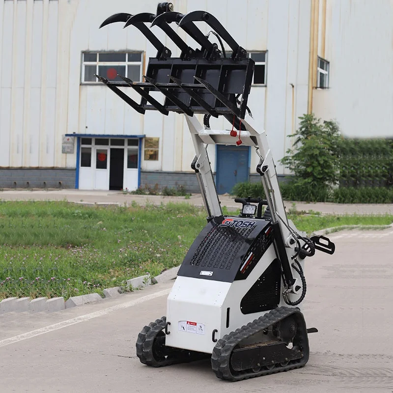 TOSH Factory Direct Sale Track Type Mini Skid Steer Free Shipping