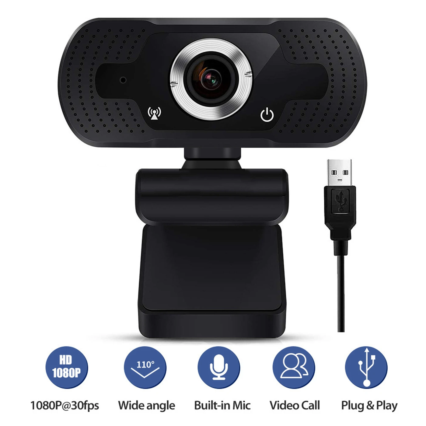  PC Camera 1080P камера микрофон обучения или запись записи портативный