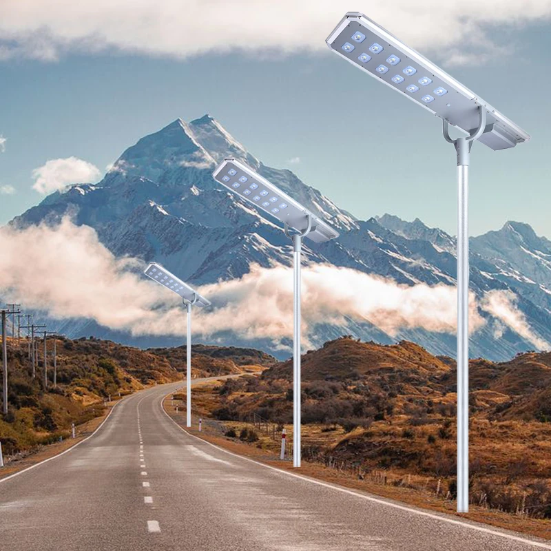ip65 led solar wall lights 80w outdoor decorative solar light energy saving polysilicon road light