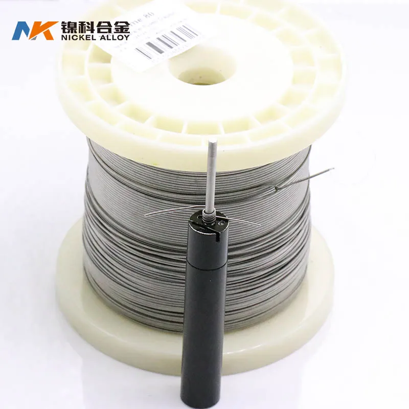 
NK wholesale 1kg spools fused Clapton wire Ni80 / Nichrome double core 26ga*2+38ga(Ni80) vape flat wire for diy coils 