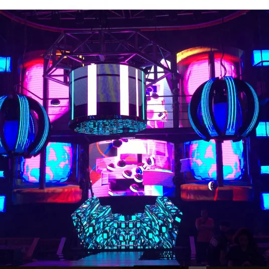 DJ Booth LED Pixel Magic HD Night Club  Discoteca Cabina DJ led display Portable Led Display For Bar SMD Panel Pantalla led