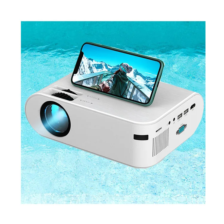 2021 P62 Projector 4000 Lumens Mirror Portable Mini Projectors Smartphone Home Theater  Movie Proyector Video Beamer projectors