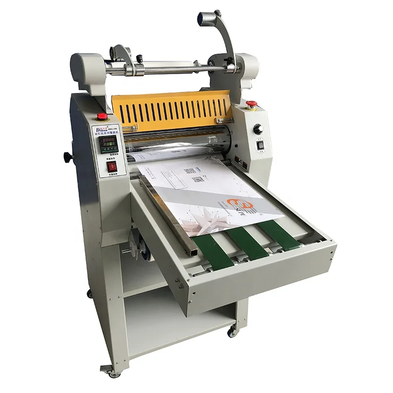490mm steel roller laminator single side /double sides laminating machine