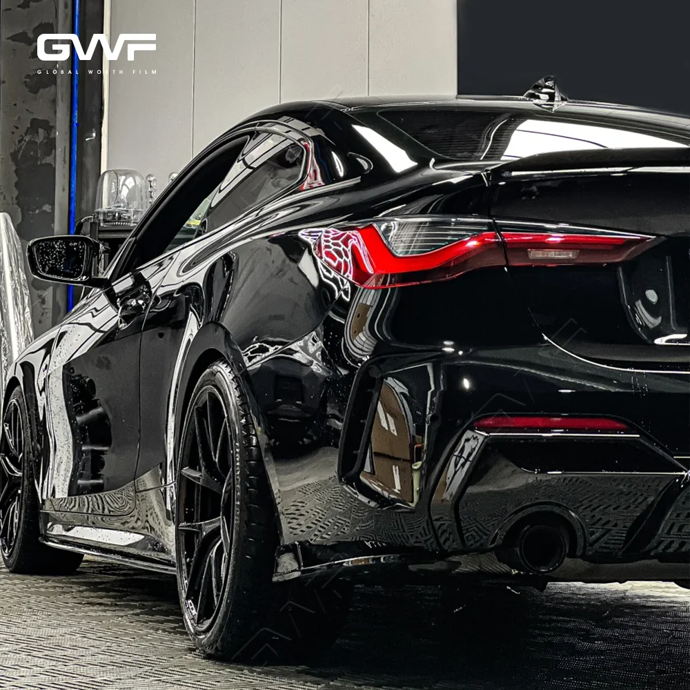 USA Nano 3 Layers Car Invisible PPF Clear Transparent High Glossy Anti-yellowing Vehicle Vinyl Paint Protection Films Wrap Car