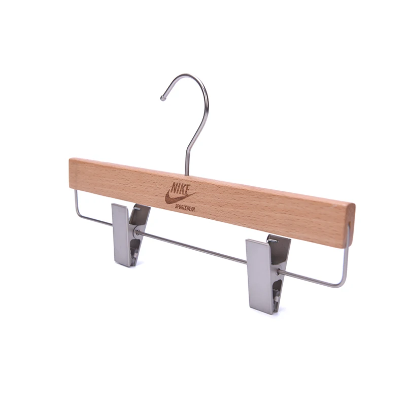 Custom Logo High Quality Children Clothes Hanger kids wooden hangers Baby Hanger