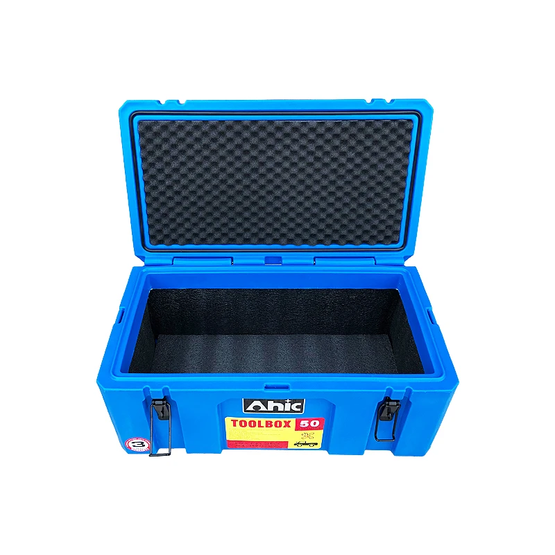 50L Professional Portable Carrying EVA Tool Box Waterproof Resistant Tool Storage Case Blue/Grey Color