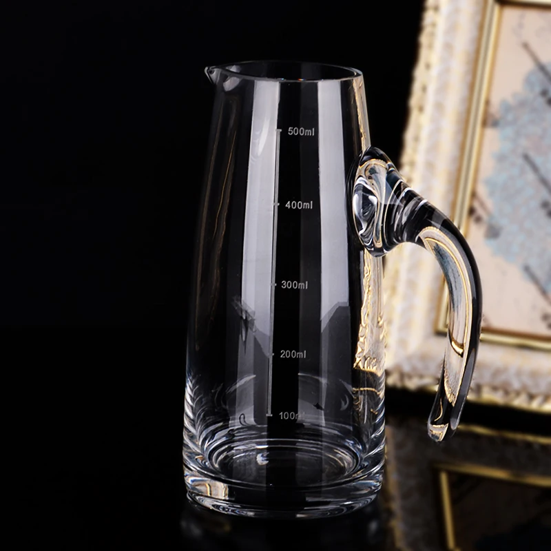 Thick Bottom Glass Baijiu Dispenser Household Whiskey Dispenser Red Wine Decanter crystal wine measure glass decanter