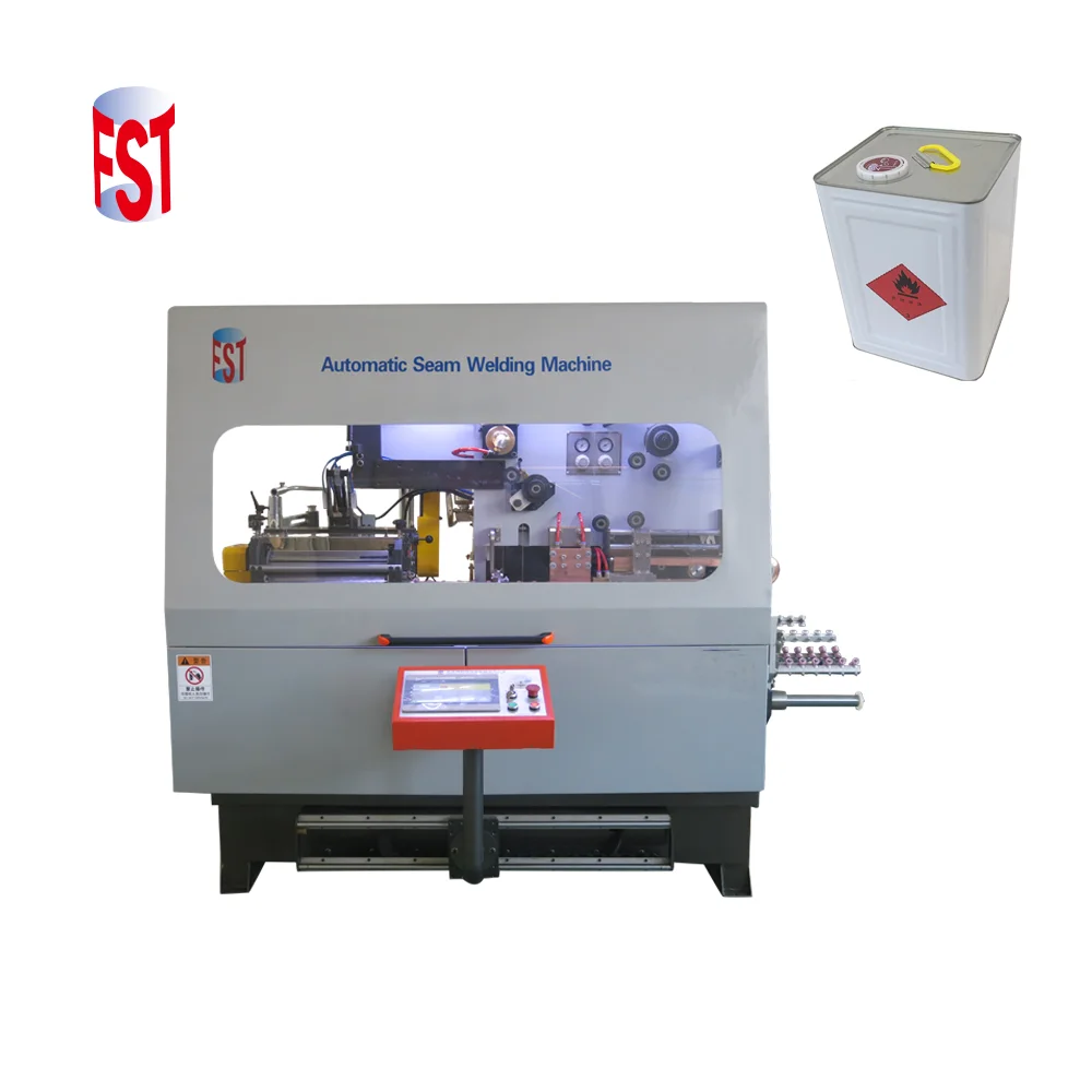 Semi-automatic seam welding machine and automatic seam welding machine