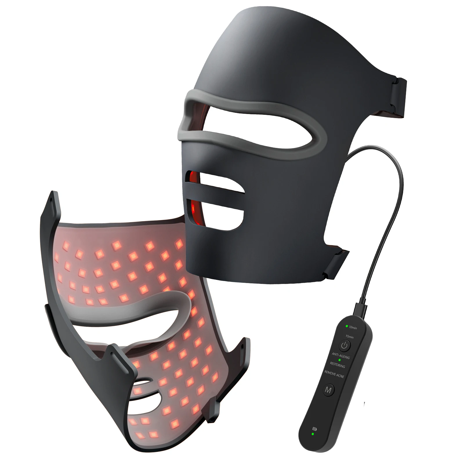 Portable LED Photon Beauty Mask for Home Spa Infrared Home LED Face Mask Light Therapy Skincare Anti-Wrinkle Face Masks