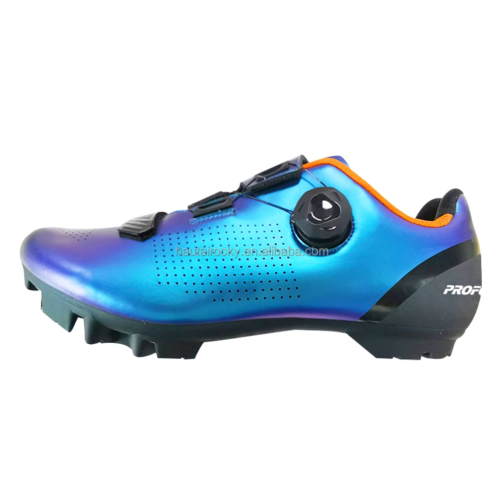 Top sales colorful mtb Cycling shoes rotated buckle Outdoor Mountain bicycle Shoes