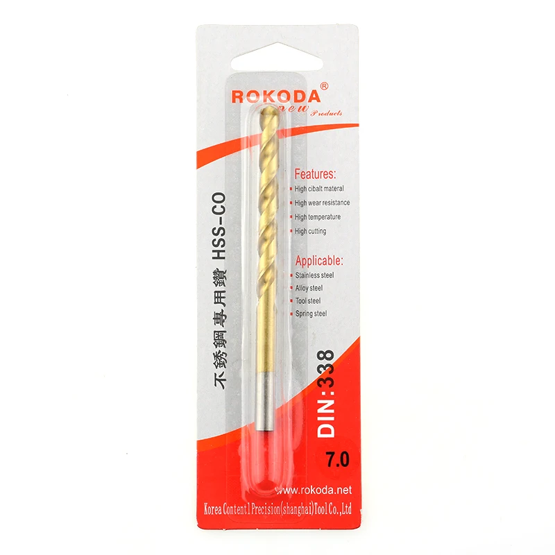 HSS drill bits cast iron cobalt aluminum metal tool Twist Drill Bit for Stainless Steel metal drilling