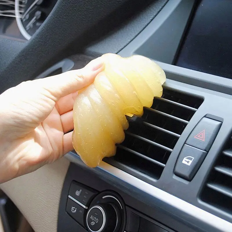 Magic Cleaning Tool Car Cleaner Glue Panel Air Vent Outlet Dashboard Laptop Home  Mud Remover Car Gap Dust Dirt Cleaner Soft Gel