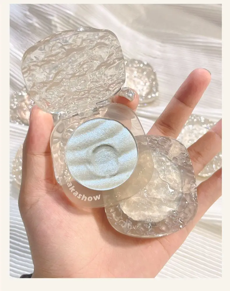 CVZ Low MOQ Single Color Highlighter Powder Flashing Contour Delicate Pearlescent Brightening High Gloss Powder