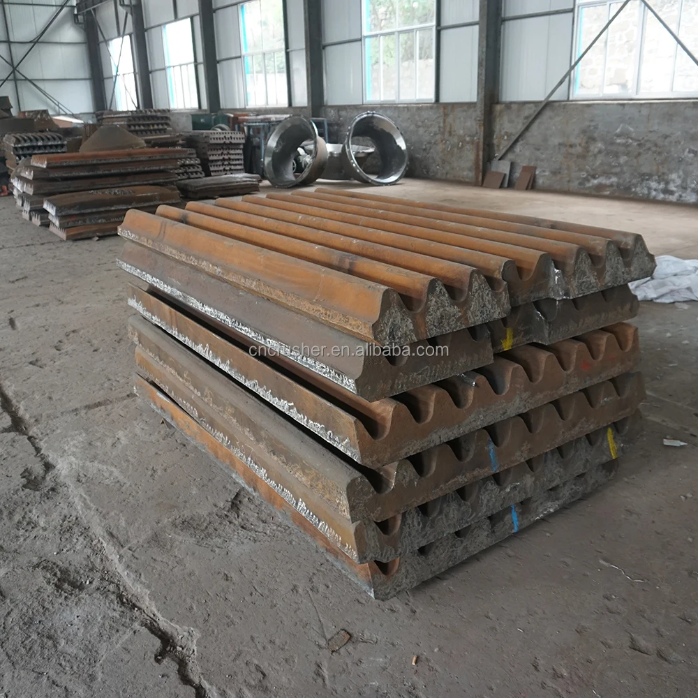 High Mn Steel Jaw Plates For Jaw Crushers