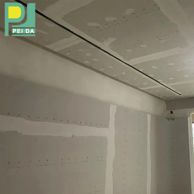 Drywall Production Rectangular Plasterboard Gypsum Board Common 12 Mm