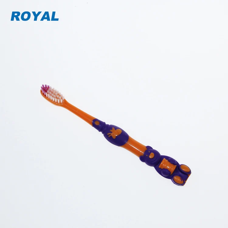 Teeth Brush Kids Interesting Little Bear and Little Bee Animal Style Toothbrush for Children OEM with Cap Fashion Style